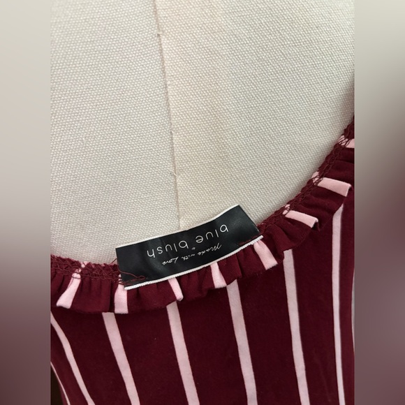 Striped Ruffle Bodysuit - Picture 4 of 4